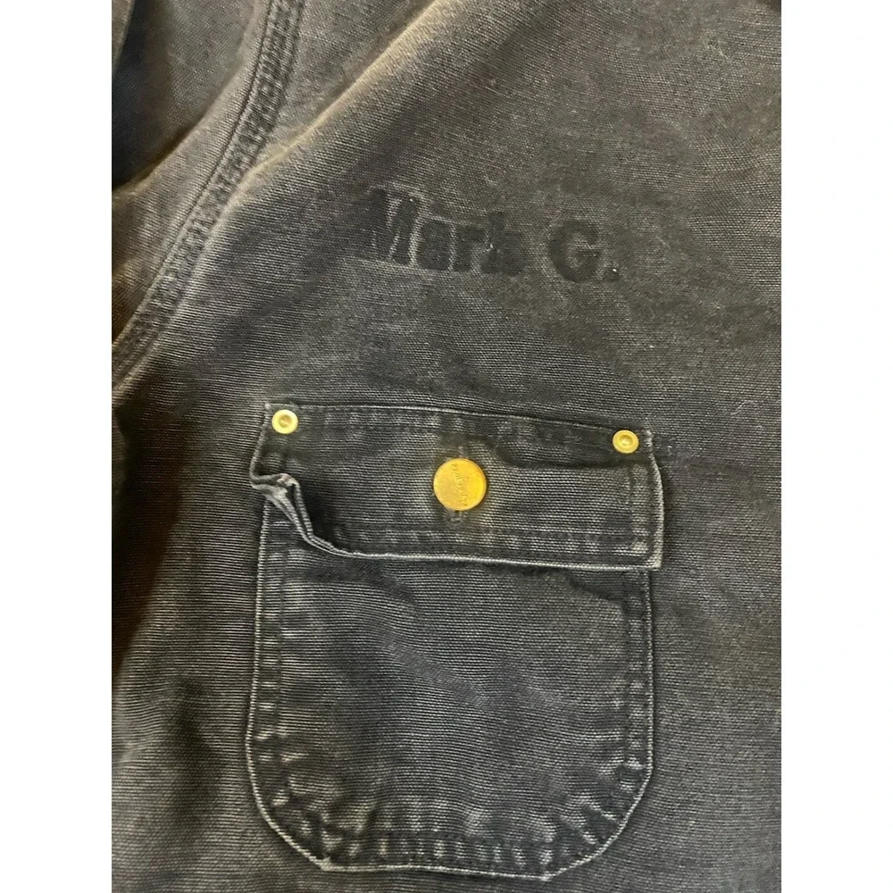 VTG Carhartt C01 Jacket Mens 44 Faded Blanket Lined USA Made Chore Workwear 90s